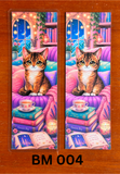 Cozy Chibi Tabby Cat Bookmark