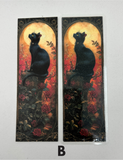 Gothic Black Cat Bookmark