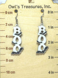 Boo Bat Halloween Earrings