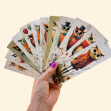 Whimsical Owl Bookmark