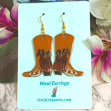 Cowboy Boot & Horse Earrings