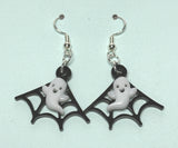 Ghost & Web Resin Earrings
