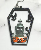 Graveyard Coffin Earrings