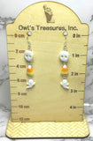 Halloween Skull Candy Corn Ghost Earrings