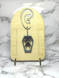 Spider Coffin Earrings