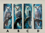 Fantasy owl bookmark for readers and owl lovers