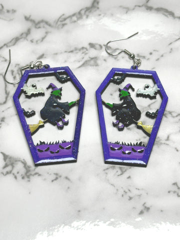 Halloween Witch Earrings