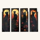 Gothic Black Cat Bookmark